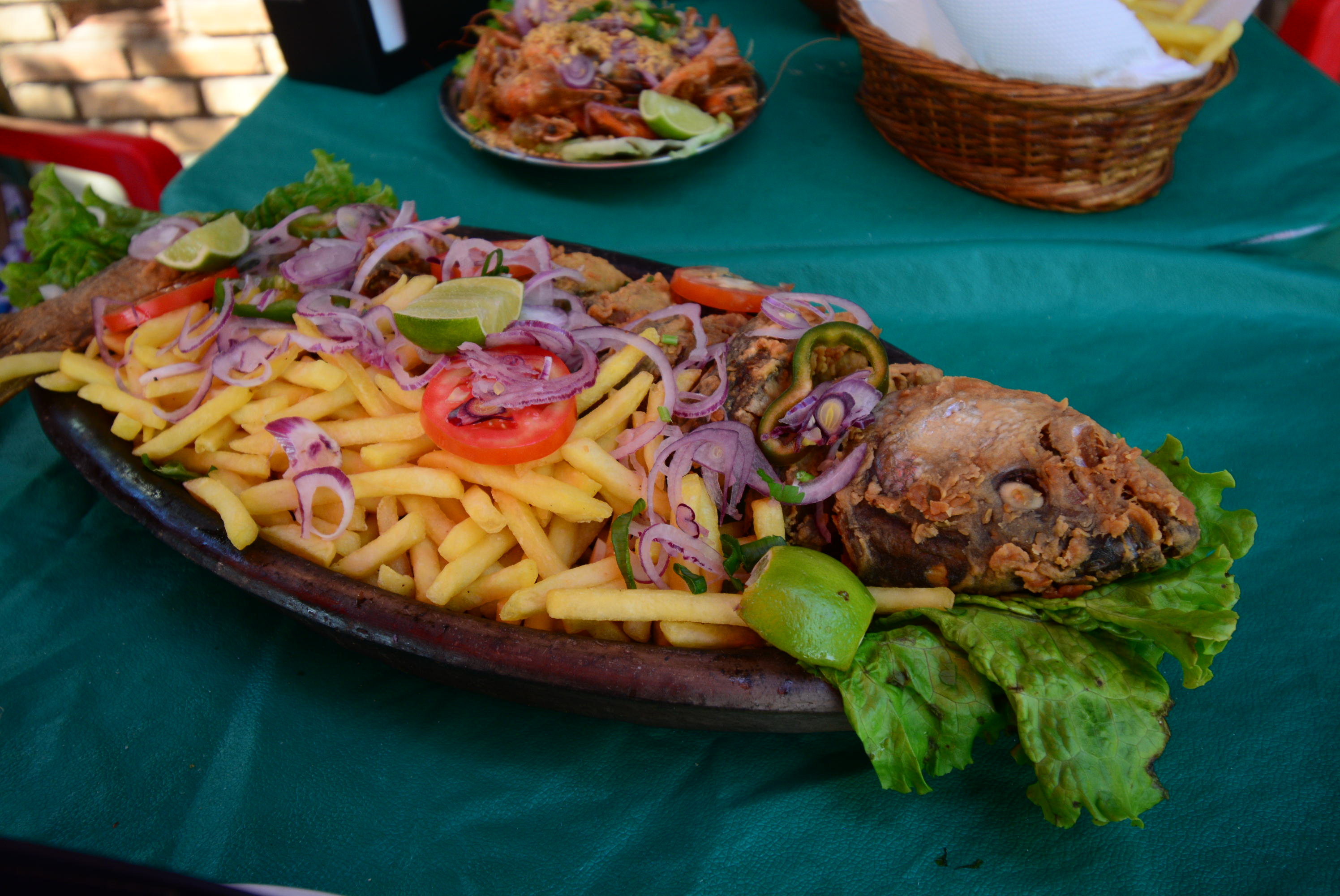 Almoço na praia