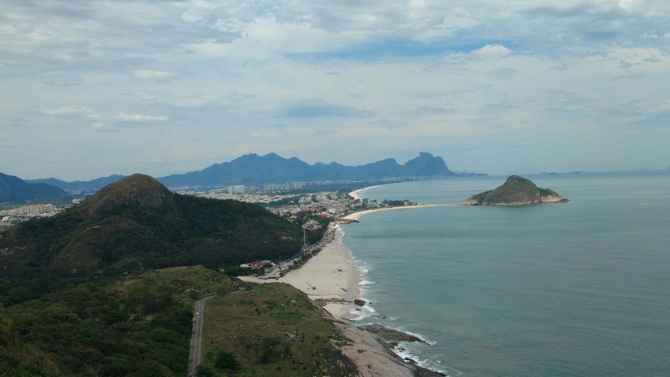 Restinga de Marambaia vista do alto