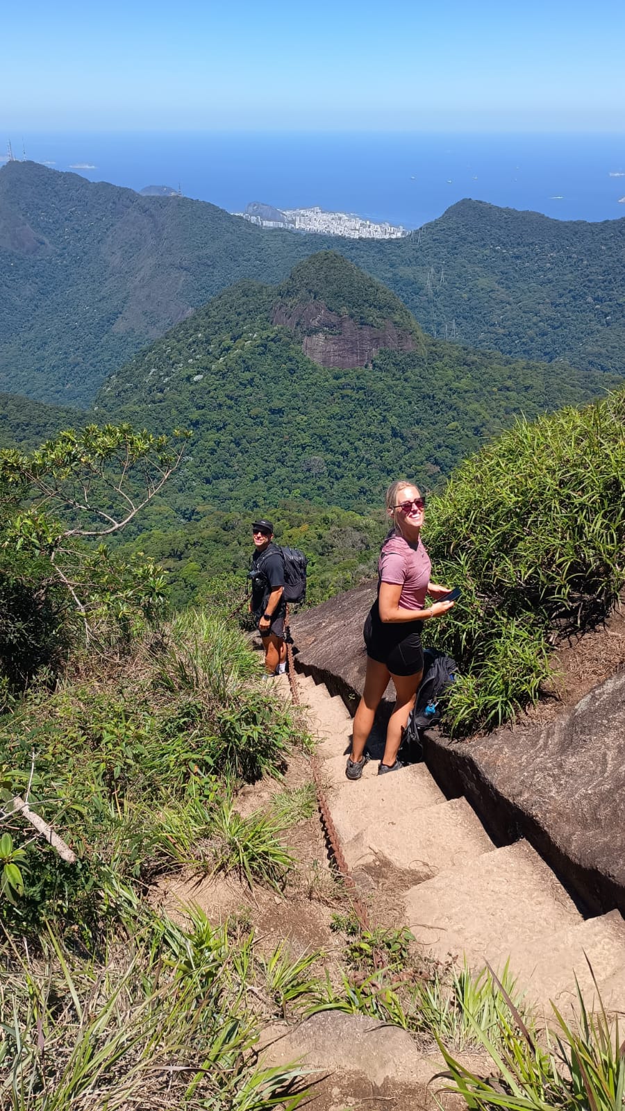 Vista da trilha do Pico da Tijuca