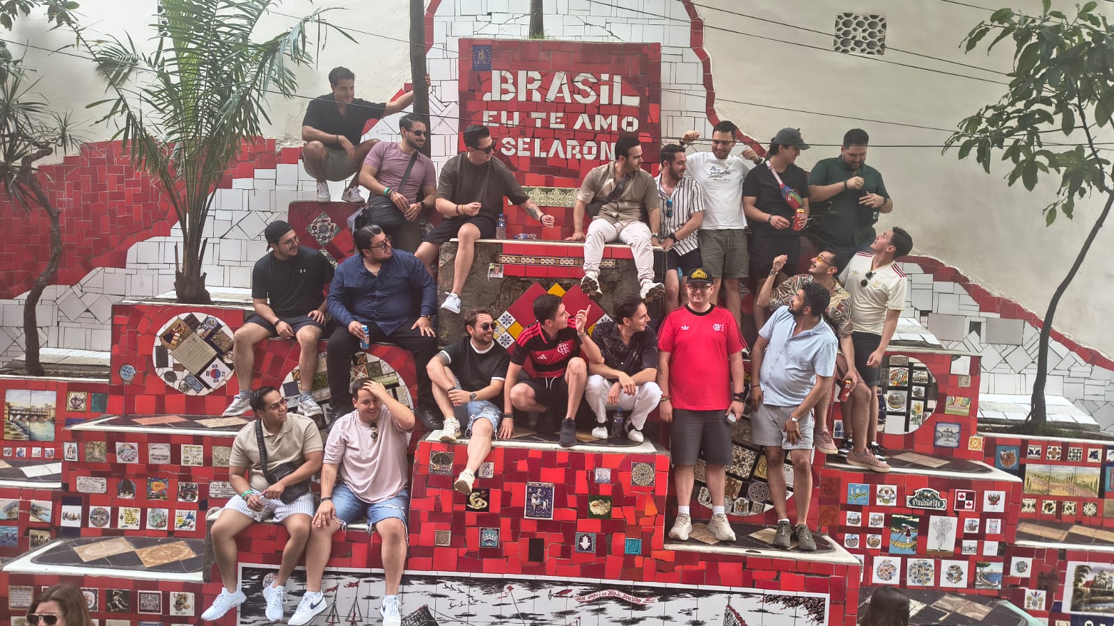 Grupo na Selarón
